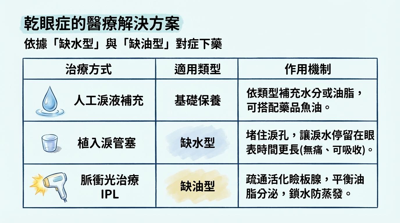 乾眼症治療方式